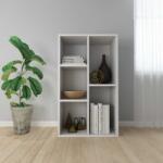 vidaXL Biblioteca/Dulap, alb, 50x25x80 cm, lemn prelucrat GartenMobel Dekor (800162) Biblioteca