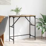 vidaXL Masa de consola Lemn vechi 75 x 32 x 75 cm Lemn compozit GartenMobel Dekor (882208)