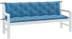 vidaXL Perna banca de gradina 2 buc melanj albastru 180x50x7 cm textil GartenMobel Dekor (4002623)