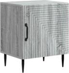 vidaXL Noptiera Sonoma gri din lemn prelucrat, 43 x 34, 5 x 50 cm, cu usa (894807)