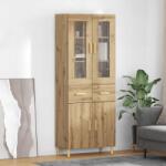 vidaXL Bufet Stejar Artizanal 69, 5 x 34 x 180 cm Lemn compozit GartenMobel Dekor (3415890) Comoda