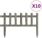 vidaXL Borduri de gazon, 10 buc. , 4, 4 m, lemn de brad GartenMobel Dekor (314845)