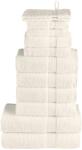 vidaXL Set de prosoape premium SOLUND, 12 piese, crem, 600 g/m2 GartenMobel Dekor (137584) Prosop