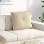 vidaXL Perna pentru spate Crem 60 x 50 cm Tesatura din microfibra GartenMobel Dekor (42014691)