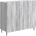 vidaXL Bufet Sonoma gri 89 x 34, 5 x 82 cm Lemn prelucrat GartenMobel Dekor (894421) Comoda