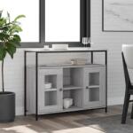 vidaXL Servanta, gri sonoma, 100x35x80 cm, lemn compozit GartenMobel Dekor (835507) Comoda