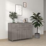 vidaXL Servanta „HAMAR, gri deschis, 113x40x80 cm, lemn masiv pin GartenMobel Dekor (340443) Comoda