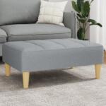 vidaXL Taburet, gri deschis, 77x55x31 cm, material textil GartenMobel Dekor (4007362)