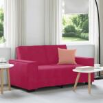 vidaXL Canapea cu 2 locuri, rosu vin, 160x78x84 cm, catifea GartenMobel Dekor (4105014) Canapea