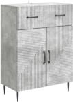 vidaXL Bufet cu sertar Gri Beton 66 x 34, 5 x 89, 5 cm Lemn prelucrat GartenMobel Dekor (894868) Comoda