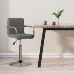 vidaXL Scaun de bar, gri deschis, material textil GartenMobel Dekor (334543)