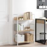 vidaXL Etajera carti 3 rafturi, stejar, 60x27, 6x90, 5 cm lemn prelucrat GartenMobel Dekor (288221) Biblioteca