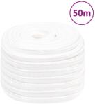vidaXL Franghie de barca, alb complet, 20 mm, 50 m, polipropilena GartenMobel Dekor (152580)