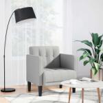 vidaXL Canapea scaun cu cotiere, gri nor, 53 cm, textil GartenMobel Dekor (4100551)