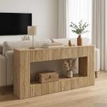 vidaXL Masa de consola Stejar Sonoma 155 x 29 x 74 cm Lemn prelucrat GartenMobel Dekor (899888)