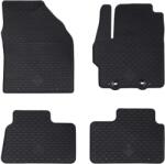 vidaXL Covor pentru masina 4 pcs Negru Cauciuc GartenMobel Dekor (42029123)