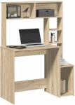 vidaXL Birou cu rafturi, stejar sonoma, 100x45x140 cm, lemn compozit GartenMobel Dekor (860438)