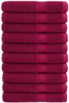 vidaXL Prosoape premium SOLUND 10buc rosu bordo 100x200cm 600gsm GartenMobel Dekor (137223) Prosop