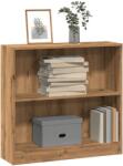 vidaXL Biblioteca, stejar artizanal, 80x24x76 cm, lemn prelucrat GartenMobel Dekor (857834) Biblioteca