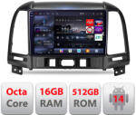 Edotec Navigatie Hyundai Santa Fe 2007-2012 Edotec QLED 2K 16+512GB Android (KIT-008+EDT-E809-2K)