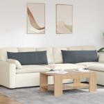 vidaXL Perne pentru canapea 2 pcs Gri închis 120 x 40 cm GartenMobel Dekor (42013800)