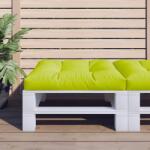 vidaXL Perna de paleti, verde aprins, 80x80x12 cm, material textil GartenMobel Dekor (360502)
