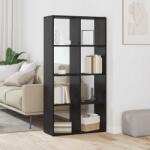 vidaXL Dulap pentru carti Negru 69, 5 x 29 x 137, 5 cm Lemn compozit GartenMobel Dekor (879666) Biblioteca