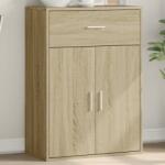 vidaXL Servanta, stejar sonoma, 60x30x84 cm, lemn compozit GartenMobel Dekor (840494) Comoda