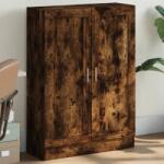 vidaXL Biblioteca, stejar fumuriu, 82, 5x30, 5x115 cm, lemn prelucrat GartenMobel Dekor (833786) Biblioteca