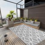 vidaXL Covor de exterior, gri, 140x200 cm, PP GartenMobel Dekor (317010)