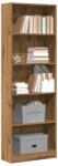 vidaXL Biblioteca, stejar artizanal, 60x24x176 cm, lemn prelucrat GartenMobel Dekor (857829) Biblioteca