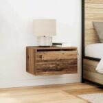 vidaXL Noptiera suspendata Lemn vechi 50 x 36 x 30 cm Lemn compozit GartenMobel Dekor (863078)