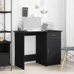 vidaXL Birou Stejar negru 100 x 50 x 76 cm Lemn compozit GartenMobel Dekor (862464)