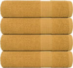 vidaXL Prosoape de baie 4 buc Aur 100x150 cm 360 g/m2 100% bumbac GartenMobel Dekor (136813) Prosop