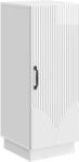 vidaXL Bufet Alb foarte lucios 33 x 34, 5 x 87 cm Lemn prelucrat GartenMobel Dekor (895289) Comoda