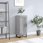 vidaXL Servanta, gri sonoma, 34, 5x34x90 cm, lemn compozit GartenMobel Dekor (830474) Comoda