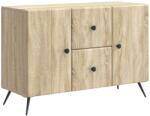 vidaXL Bufet cu sertar Stejar Sonoma 89 x 34, 5 x 60 cm Lemn prelucrat GartenMobel Dekor (895577) Comoda