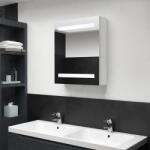 vidaXL Dulap de baie cu oglinda si LED alb stralucitor 50x14x60 cm GartenMobel Dekor (326486)