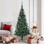 vidaXL Pom de Craciun artificial pre-iluminat cu 300 LED Verde 180 cm GartenMobel Dekor (3396763)