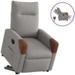 vidaXL Fotoliu electric rabatabil cu ridicare, gri taupe, textil GartenMobel Dekor (3324027)