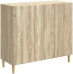 vidaXL Bufet Stejar Sonoma 89 x 34, 5 x 80 cm Lemn prelucrat GartenMobel Dekor (894647) Comoda