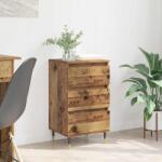 vidaXL Bufet cu sertar Lemn vechi 35 x 40 x 70 cm Lemn compozit GartenMobel Dekor (881696) Comoda