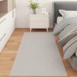 vidaXL Covor de interior crem 150x80 cm, antiderapant, model valuri (42022622) Covor