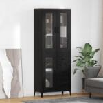vidaXL Bufet Pe perete Stejar Negru 69, 5 x 34 x 180 cm Lemn compozit GartenMobel Dekor (3416087) Comoda