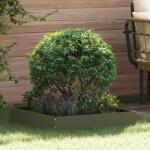 vidaXL Margine pentru gazon 6 pcs Verde masliniu 60 x 60 x 13 cm Otel GartenMobel Dekor (874737)