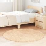 vidaXL Covor shaggy cu pom înalt, NAVARRA, bej, 120x120 cm, poliester GartenMobel Dekor (4102901) Covor