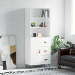 vidaXL Dulap înalt, alb, 69, 5x34x180 cm, lemn compozit GartenMobel Dekor (3189413) Comoda