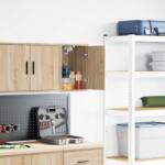 vidaXL Dulap de perete de garaj din lemn de stejar Sonoma GartenMobel Dekor (860611) Comoda