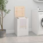 vidaXL Cutie de rufe, alb, 44x44x66 cm, lemn masiv de pin GartenMobel Dekor (823565)