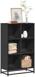 vidaXL Biblioteca, negru, 65, 5x33x107, 5 cm, lemn prelucrat GartenMobel Dekor (849159) Biblioteca